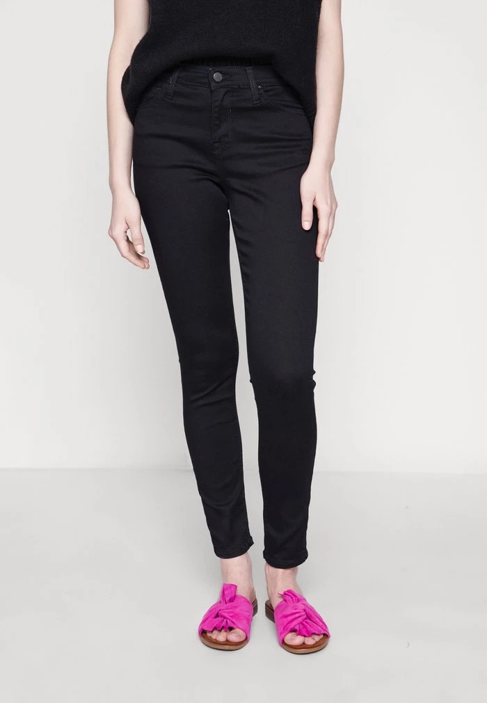 Pantalons ANNA FIELD Anna Field Slim Fit Jeans Noir Bleu Femme | CLP-8514053